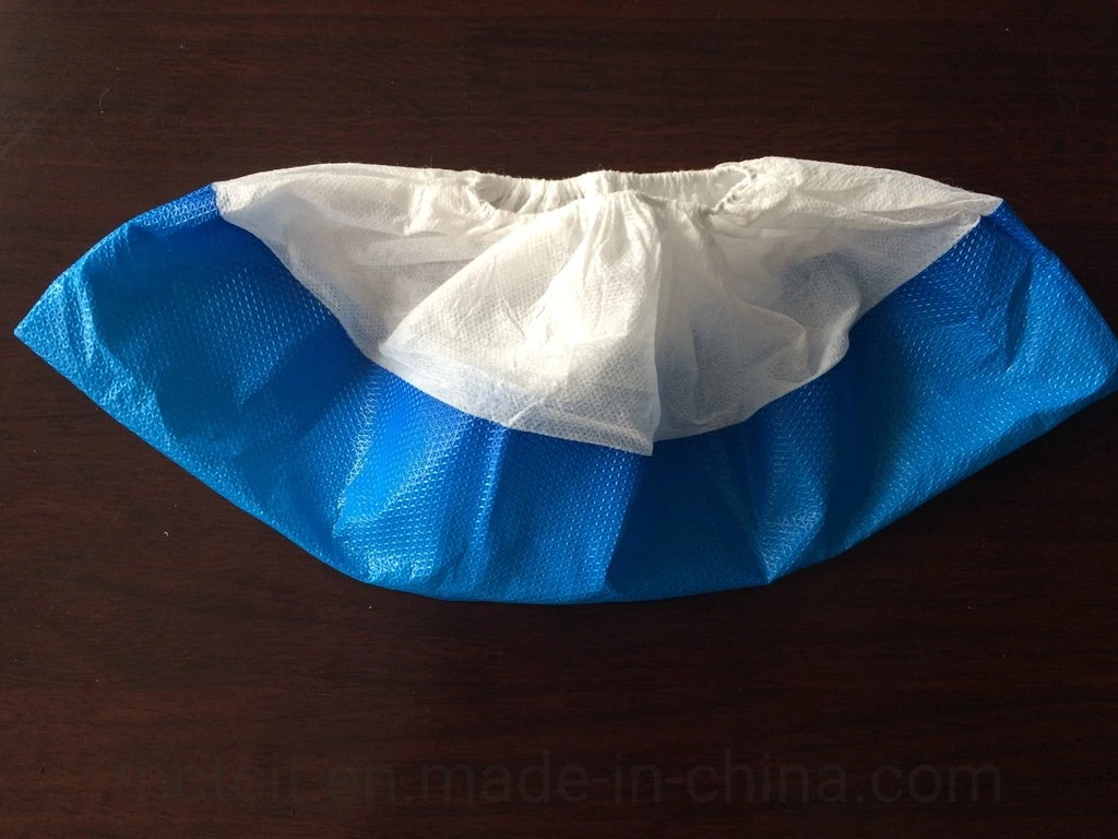 High Quality PP+CPE Coated Thickness Waterproof Shoe Cover